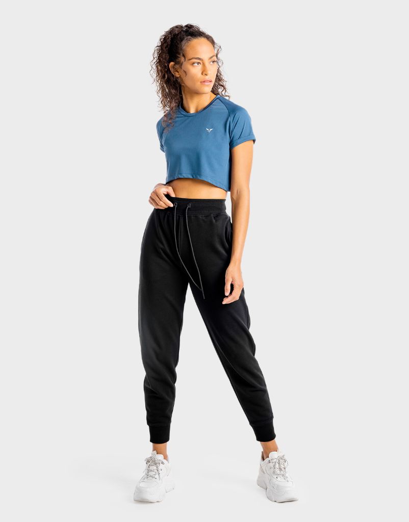 Core Crop Tee  - Slate