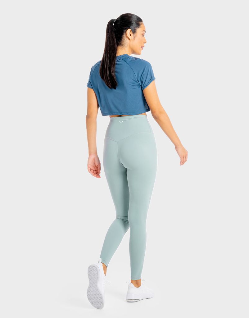 Core Agile Leggings - Dusty Blue