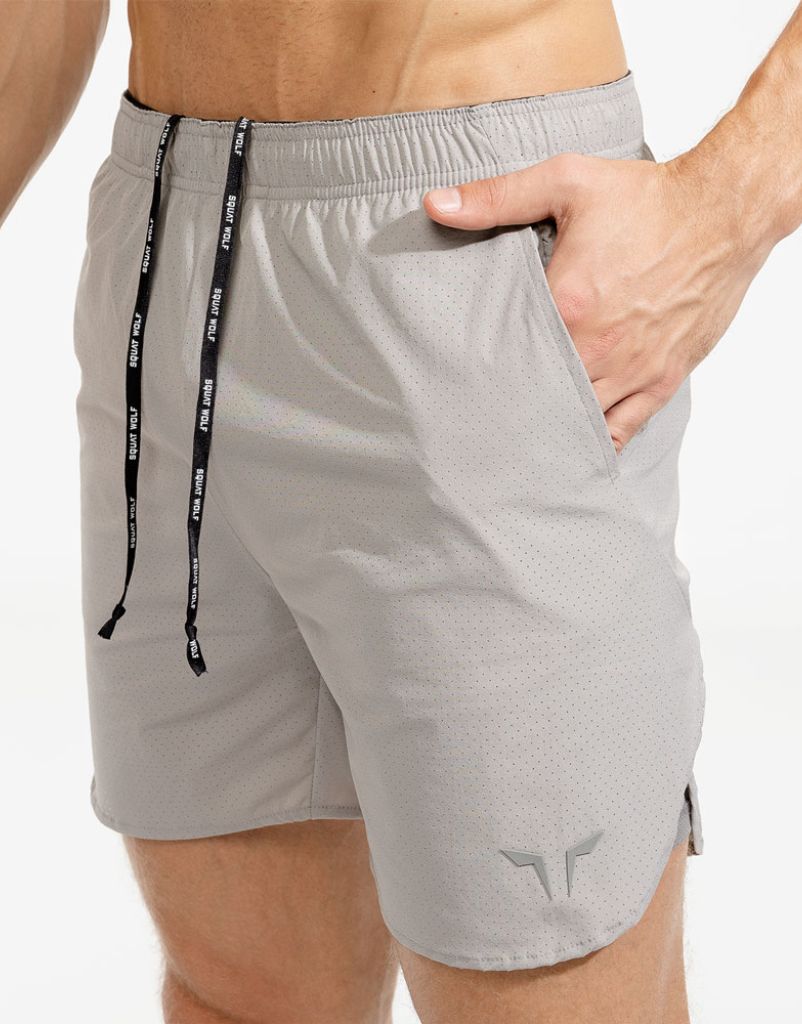 2-in-1 Dry Tech Shorts - Grey