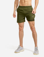 Load image into Gallery viewer, 2-in-1 Dry Tech Shorts - Olive
