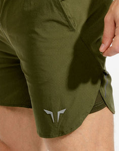 2-in-1 Dry Tech Shorts - Olive