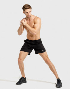 2-in-1 Dry Tech Shorts - Black