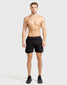 2-in-1 Dry Tech Shorts - Black