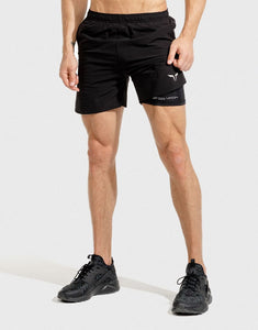 2-in-1 Dry Tech Shorts - Black