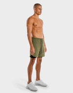 Load image into Gallery viewer, Limitless 2-In-1 Shorts – Khaki And Black
