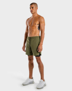 Limitless 2-In-1 Shorts – Khaki And Black