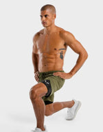 Load image into Gallery viewer, Limitless 2-In-1 Shorts – Khaki And Black

