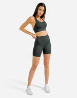 Load image into Gallery viewer, Limitless Plush Cycling Shorts - Petrol Blue

