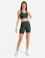 Load image into Gallery viewer, Limitless Plush Cycling Shorts - Petrol Blue
