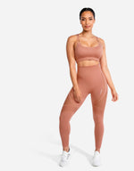 Load image into Gallery viewer, Meta Seamless Leggings - Rose Gold
